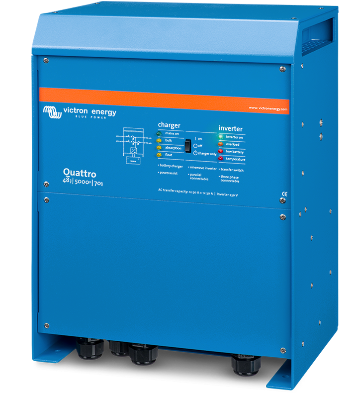 Victron Energy Quattro – 24V 8000VA Inverter / Charger 4 Victron Energy Quattro – 24V 8000VA Inverter / Charger - Image 2