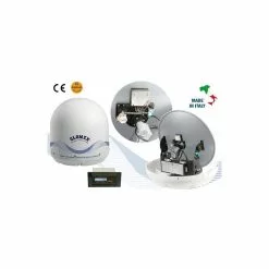 Glomex MARS 4skew – Satellite TV Antenna With Automatic Skew, 4 Outputs, 60cm – FULL HD DVB-S2