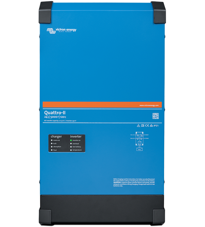 Victron Energy Quattro-II – 24V 5000VA Inverter / Charger 3 Victron Energy Quattro-II – 24V 5000VA Inverter / Charger